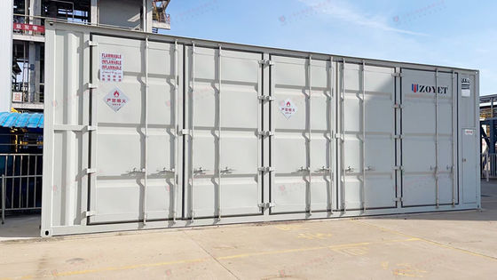 Industriële batterijcontainersystemen voor energieopslag Grootte aangepast