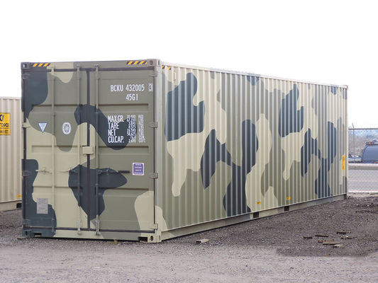 Verhulde militaire opslagcontainer voor militaire uitrusting