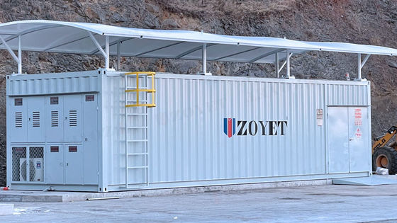 Zijdelingse opening Draagbare verplaatsbare containers Draagbare opslag- en verplaatsingsunits