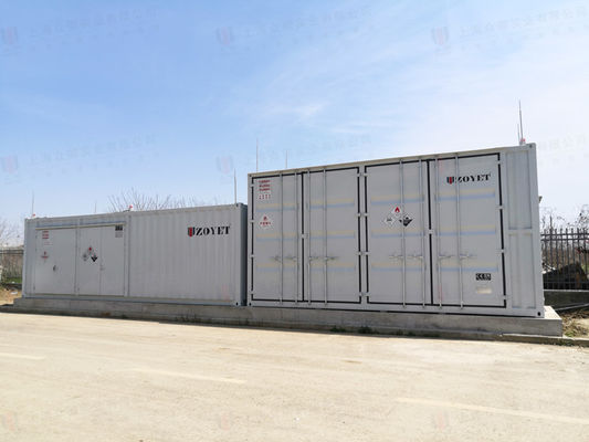 Mobiele zonnebatterijcontainer 40ft hoge kubuscontainer met zijdeuren