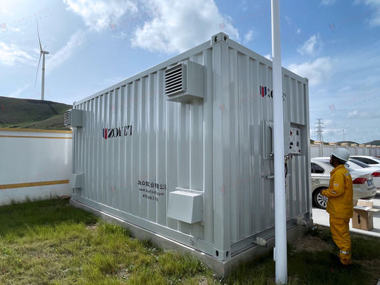 Groen 20ft Hc zonne-energiecontainer open zijdeurcontainer voor energieopslag