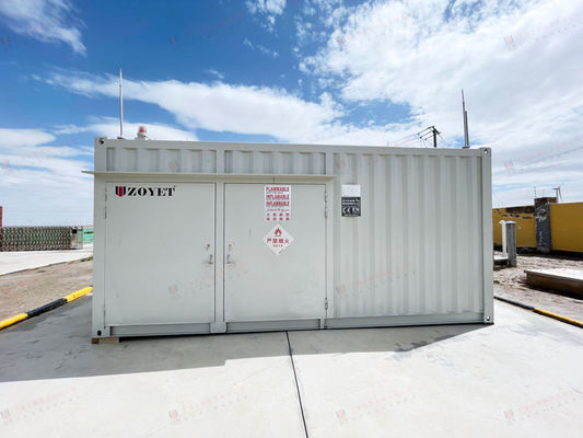 20ft Outdoor Batterij Oplaadcontainer Met Automatische Uitschakelbeveiliging En Intelligente Temperatuurregeling Voor Lithium Batterij Testruimte