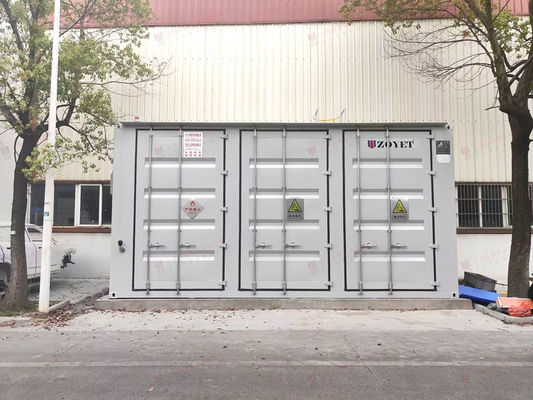 40ft Outdoor Batterij Oplaadcontainer Met Intelligente Opladen Real-time Omgevingsbewaking Voor Vloot Batterijbeheer