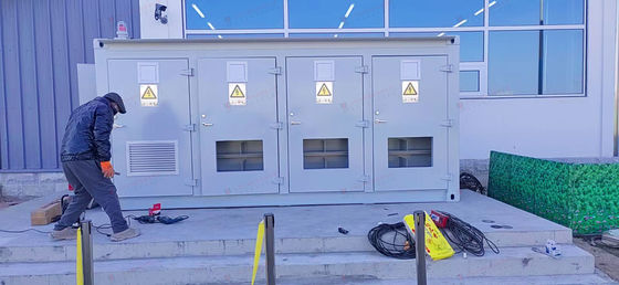 Op maat gemaakte brandwerende batterijopslagcontainer met klimaatgecontroleerd energieopslagsysteem