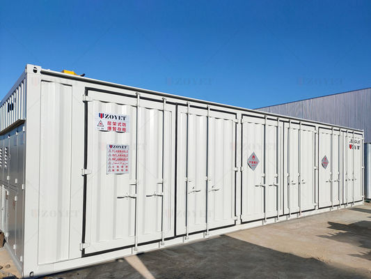 UV-bestendige buitengasfles opslagcontainer met tweelaagse isolatie en aanpasbare capaciteit