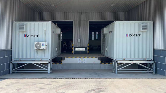 Highly Corten Steel Modular Data Center Container aangepaste deuren Type