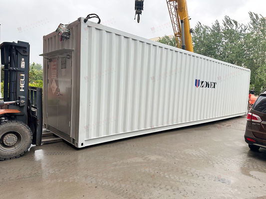 Custom modulaire batterij oplaadcontainer met ventilatie zuivering systeem en intelligente monitoring voor lithium batterij testen