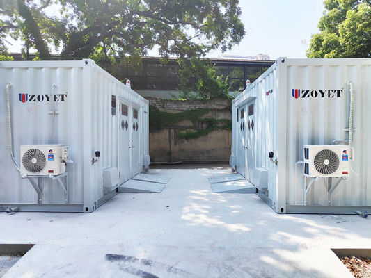 Op maat gemaakte duurzame oplossing voor zonne-energiecontainers