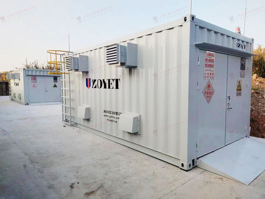 Container voor industriële speciale apparatuur met veiligheidsysteem