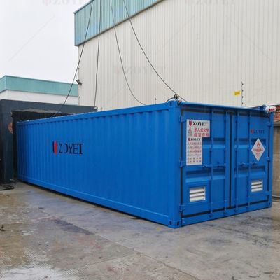 Stoere metalen vrachtcontainer voor het transport van aangepaste vracht
