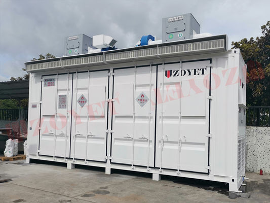 Modulaire Buiten Batterij Oplaad Container Lithium Batterij Testruimte Met Afstandsbediening En Gegevensregistratie