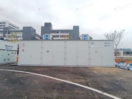 Gepersonaliseerde 20ft 40ft staal buiten chemische opslagcontainer met aangepaste kleur