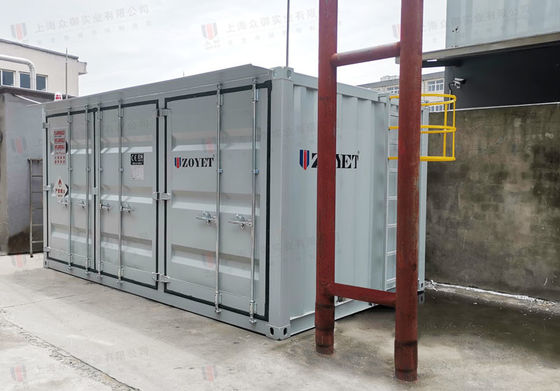 4-uurs brandwerende batterijcontainer met hermetisch afgesloten structuur en intelligente temperatuurregeling
