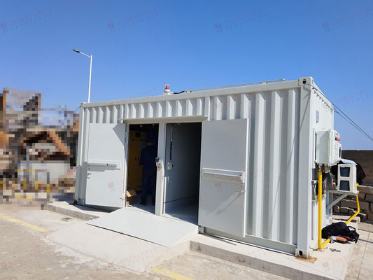 Aangepaste Q235B / SPHC ISO Shelter Container Aangepaste capaciteit Accessoires Kleurrijke deur