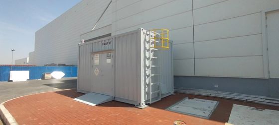 Explosieveilige Buiten Gasfles Opslagcontainer Op Maat Gemaakte Precisiecontrole voor Mobiele Centrale Gasvoorziening