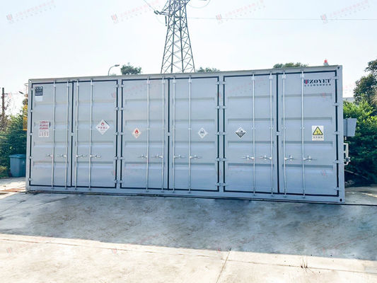 Brand- of elektrisch verwarmde asfalt-bitumen-container van 20 ft