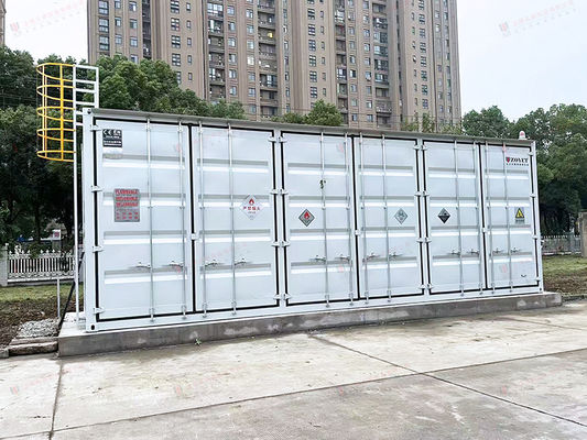 Brand- of elektrisch verwarmd asfalt Un T3 20 ft Bitumen Transport Tank Container te koop