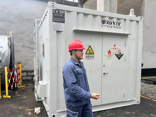 Maatwerk Hazmat Container voor Chemische Opslag met Brandwerend Ontwerp